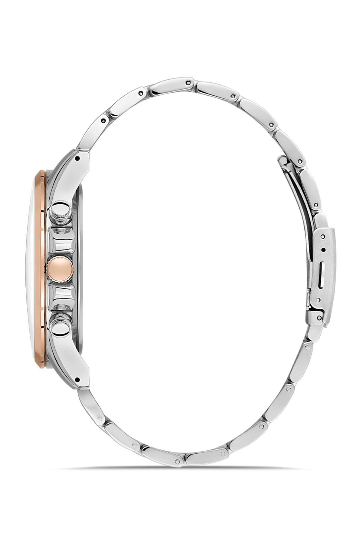 Metal Kordon Spor Erkek Kol Saati Gümüş-Bakır  Pl-0834E6X Gümüş-Bakır Pl-0834E6X
