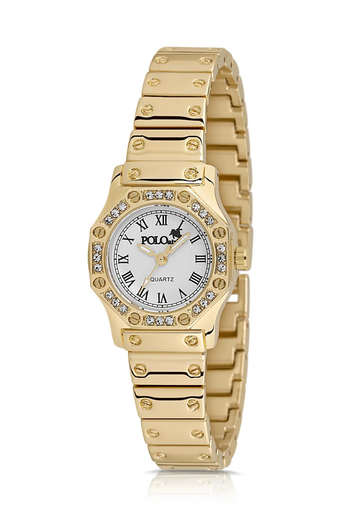 Romen Rakamlı Vintage Kadın Kol Saati Gold Pl-1502B1X Gold Pl-1502B1X