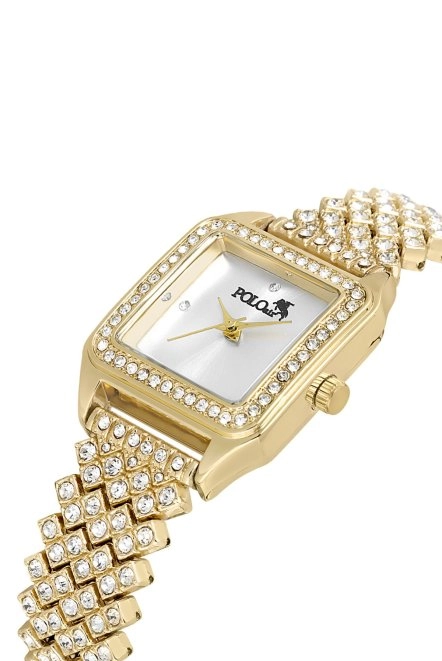 Lüx Taşlı Kadın Kol Saati  Gold Pl-1487B1X Gold Pl-1487B1X