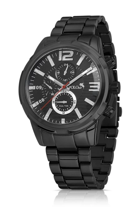 Metal Kordon Erkek Kol Saati Siyah Renk Pl-0921E1X Siyah Pl-0921E1X