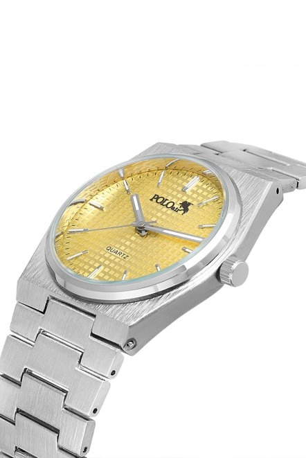 Şık Erkek Kol Saati Gümüş-Sarı Pl-0861E4X Gümüş-Sarı Pl-0861E4X