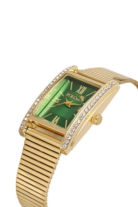 Vintage Kadın Kol Saati Gold Yeşil Pl-1499B3X Gold-Yeşil Pl-1499B3X