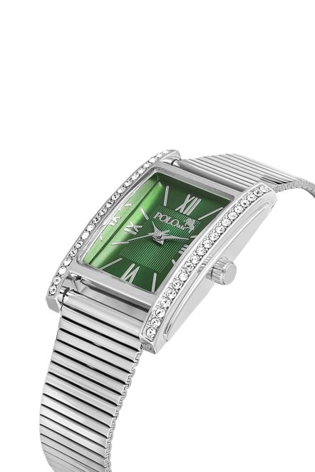 Vintage Kadın Kol Saati Gümüş Yeşil Pl-1499B5X Gümüş-Yeşil Pl-1499B5X