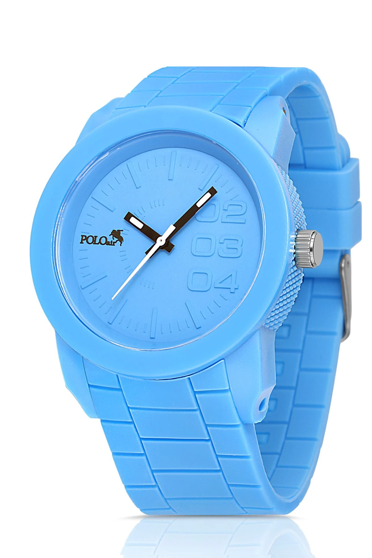 Silikon Kordon Spor Erkek Kol Saati Mavi Renk Pl-0947E4X Mavi Pl-0947E4X
