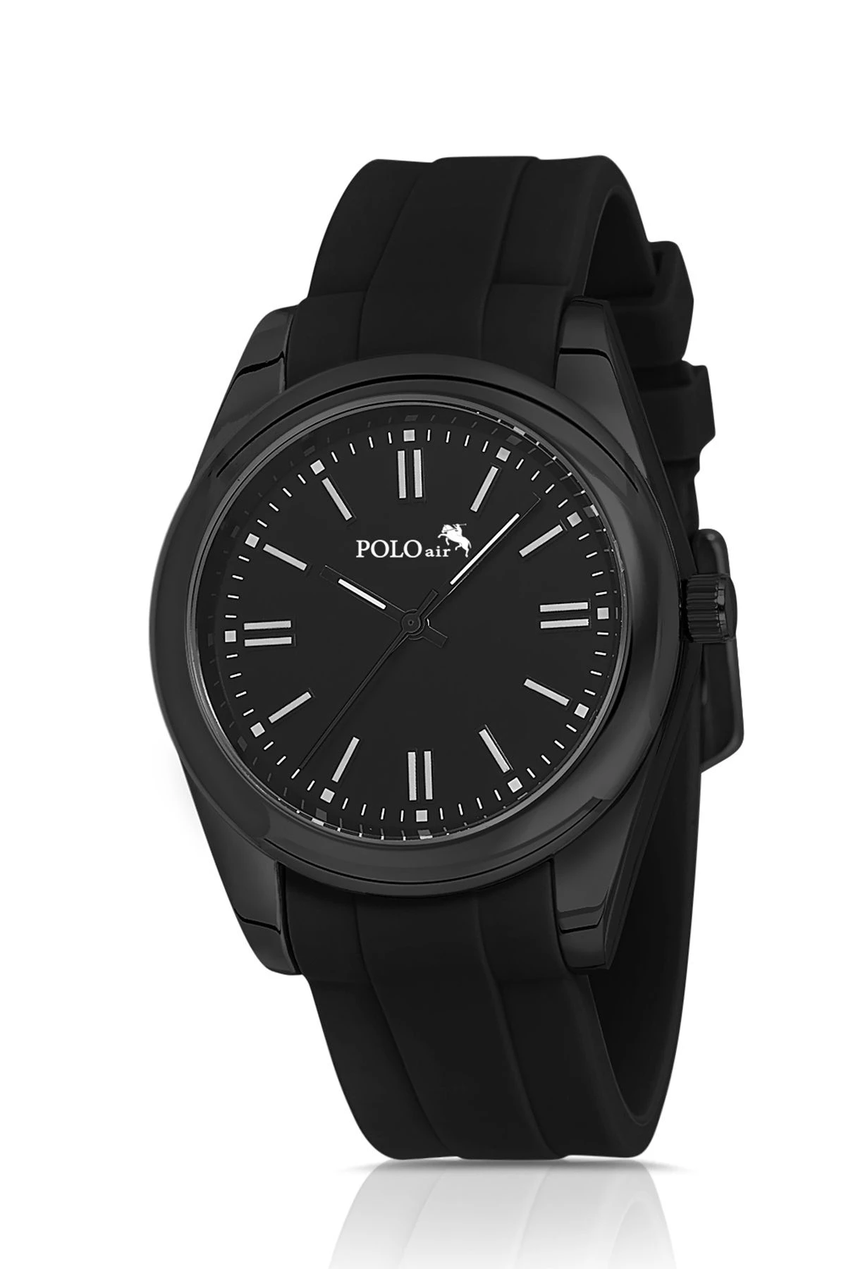 Silikon Kordon Spor Erkek Kol Saati Siyah Renk Pl-0948E1X Siyah Pl-0948E1X