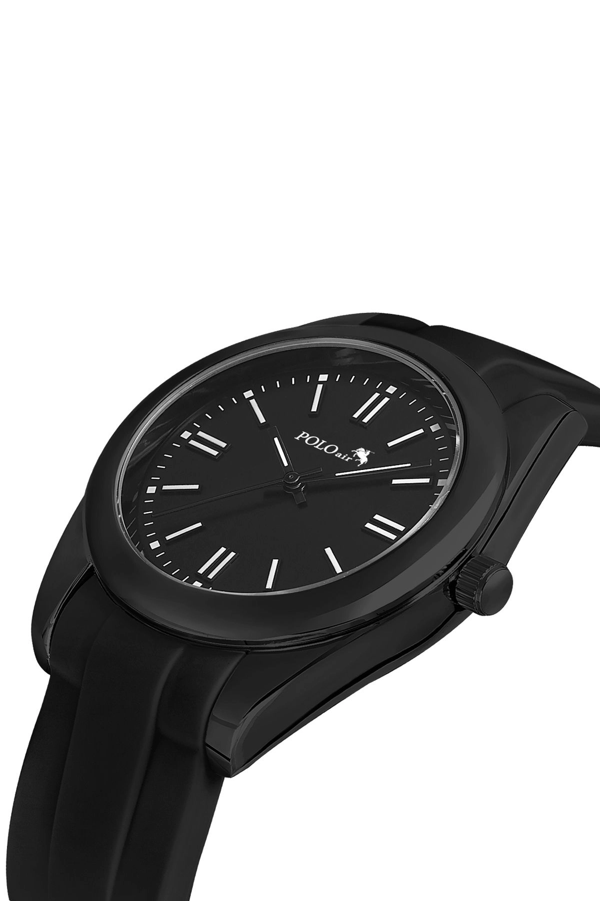 Silikon Kordon Spor Erkek Kol Saati Siyah Renk Pl-0948E1X Siyah Pl-0948E1X