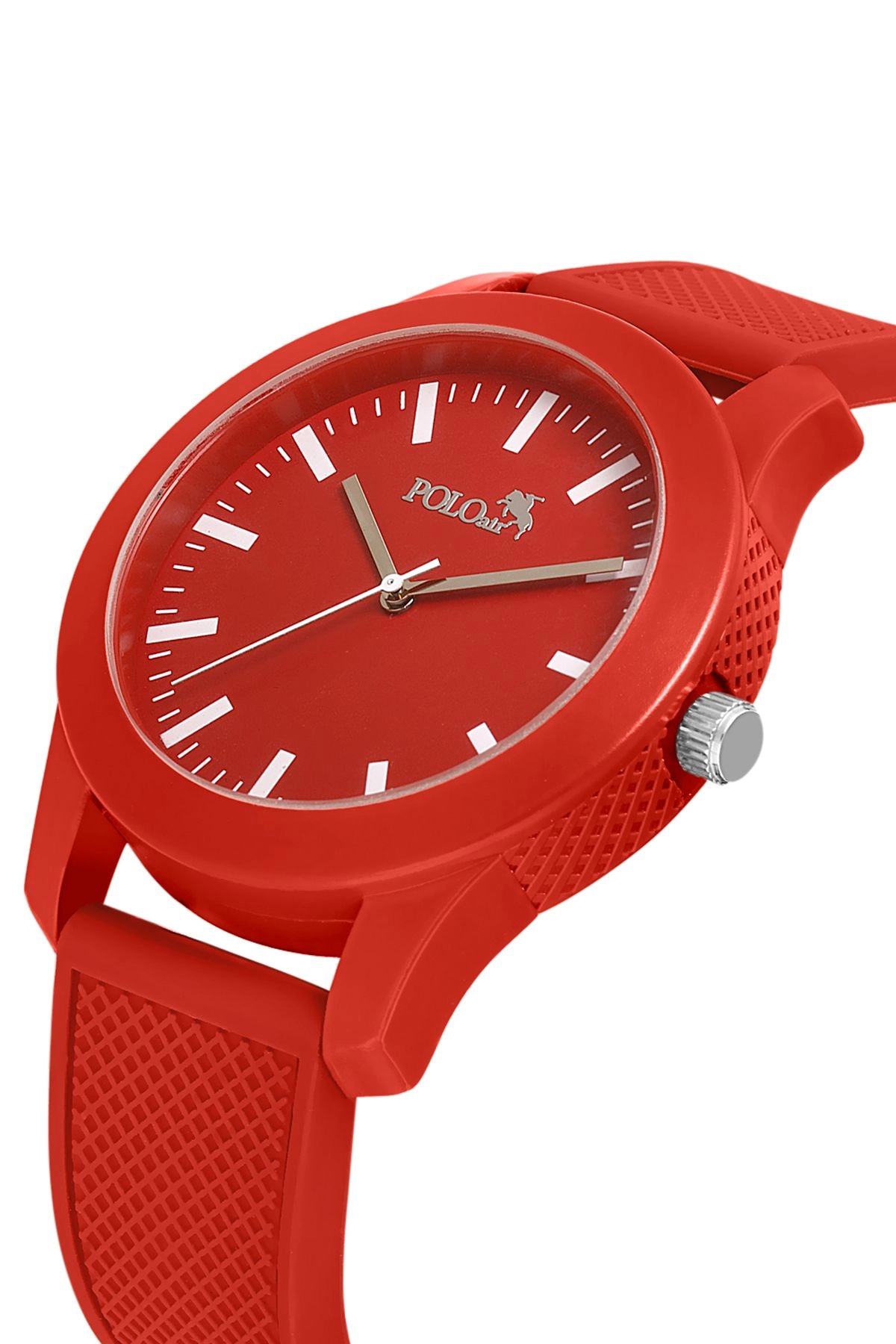 Silikon Kordon Unisex Bay-Bayan Spor Kol Saati Kırmızı Renk Pl-1510B3X Kırmızı Pl-1510B3X