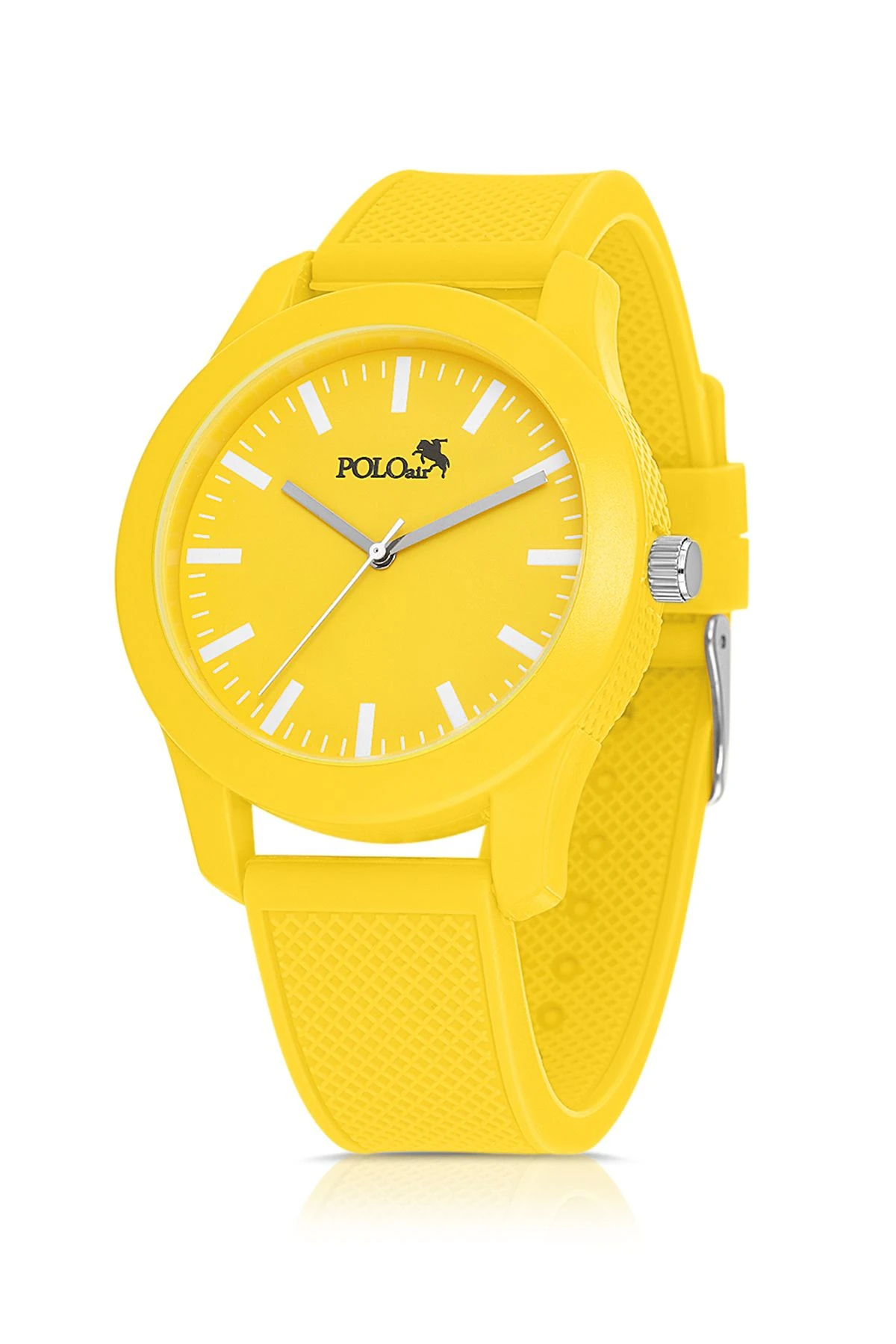 Silikon Kordon Unisex Bay-Bayan Spor Kol Saati Sarı Renk Pl-1510B5X Sarı Pl-1510B5X