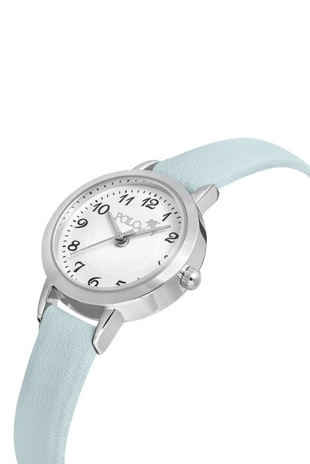 Klasik Deri Kordon Kadın Kol Saati Turkuaz Gümüş Pl-1518B7X Turkuaz-Gümüş Pl-1518B7X