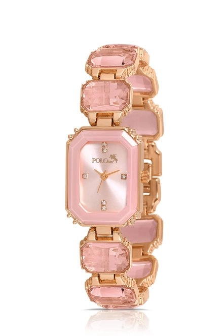 Lüx Taşlı Kadın Kol Saati Bakır Pembe Renk Pl-1512B2X Bakır-Pembe Pl-1512B2X