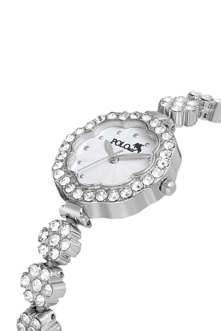 Lüx Taşlı Vintage Kadın Kol Saati Gümüş Pl-1500B2X Gümüş Pl-1500B2X
