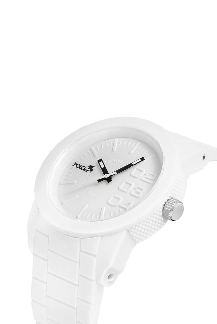 Silikon Kordon Spor Erkek Kol Saati Beyaz Renk Pl-0947E3X Beyaz Pl-0947E3X