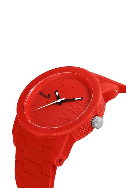 Silikon Kordon Spor Erkek Kol Saati Kırmızı Renk Pl-0947E8X Kırmızı Pl-0947E8X
