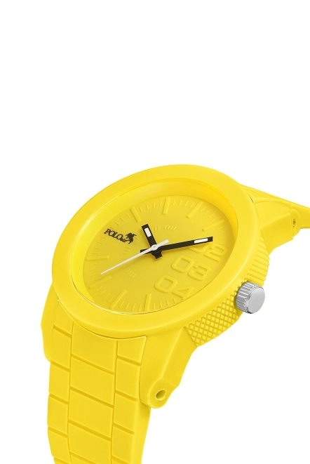 Silikon Kordon Spor Erkek Kol Saati Sarı Renk Pl-0947E7X Sarı Pl-0947E7X