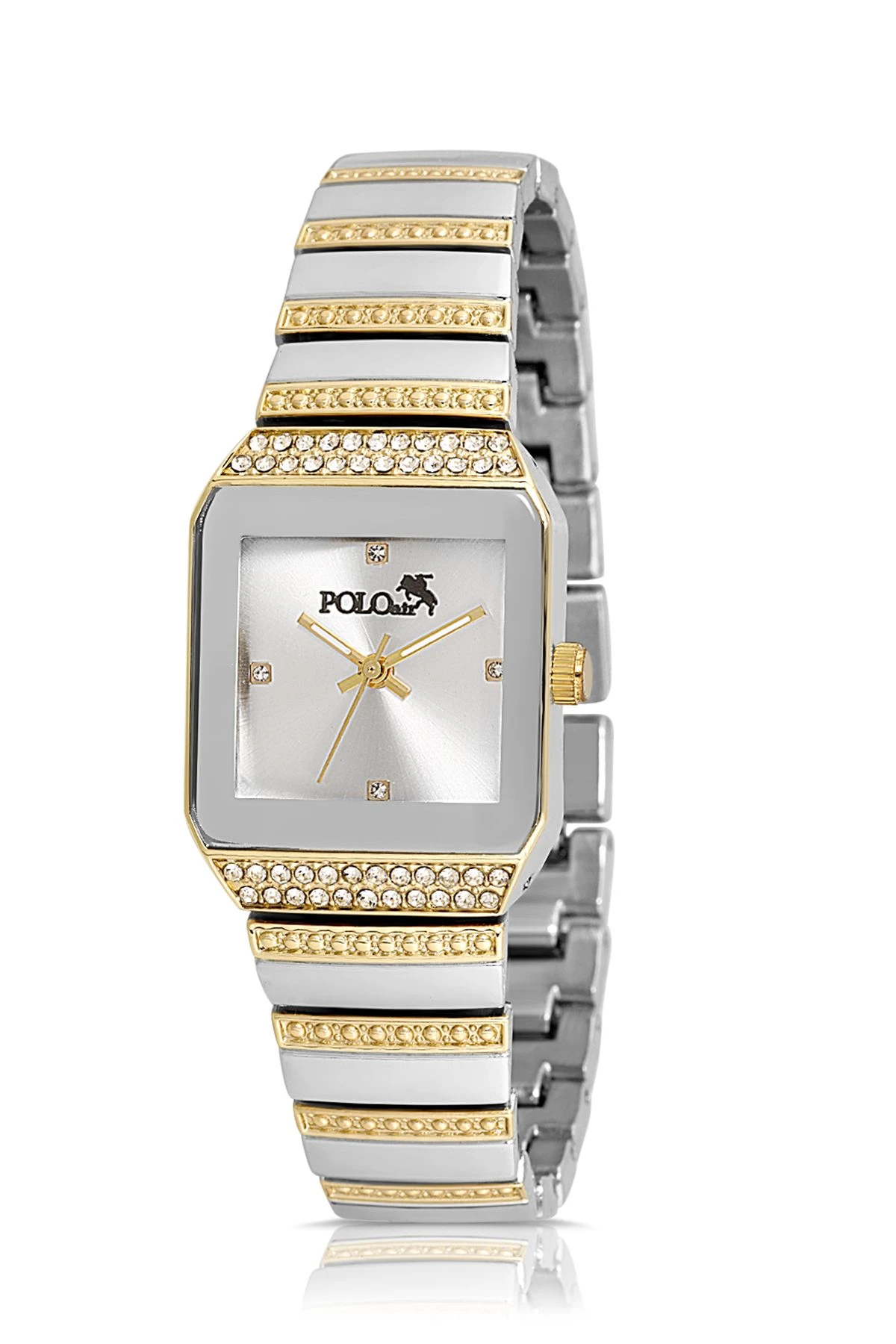Vintage Kare Kadın Kol Saati Gold-Gümüş Pl-1488B4X Gold-Gümüş Pl-1488B4X