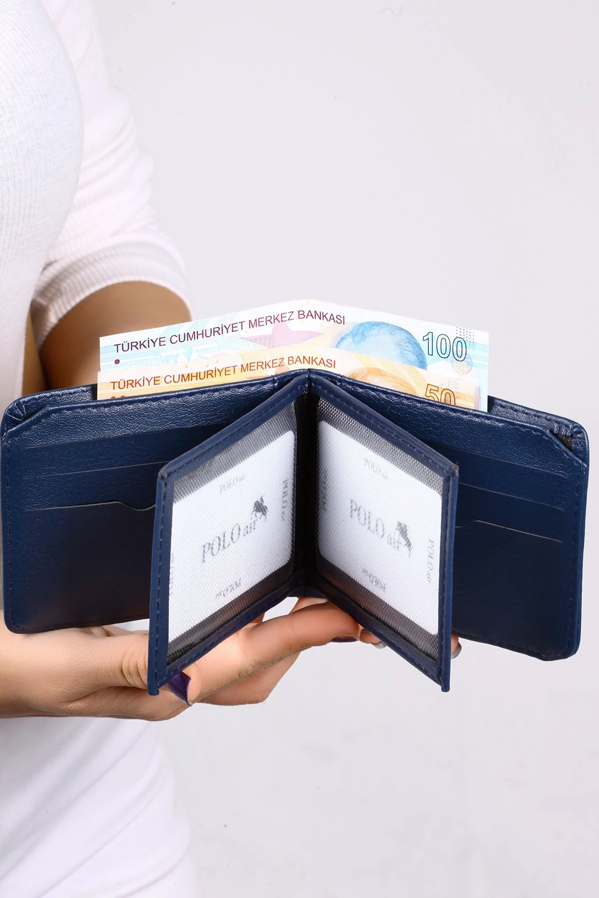 Erkek Kol Saati Cüzdan Kemer Kartlık Çakmak Kombin Set Pl-0838E2 Lacivert Set Gümüş-Lacivert Pl-0838E2