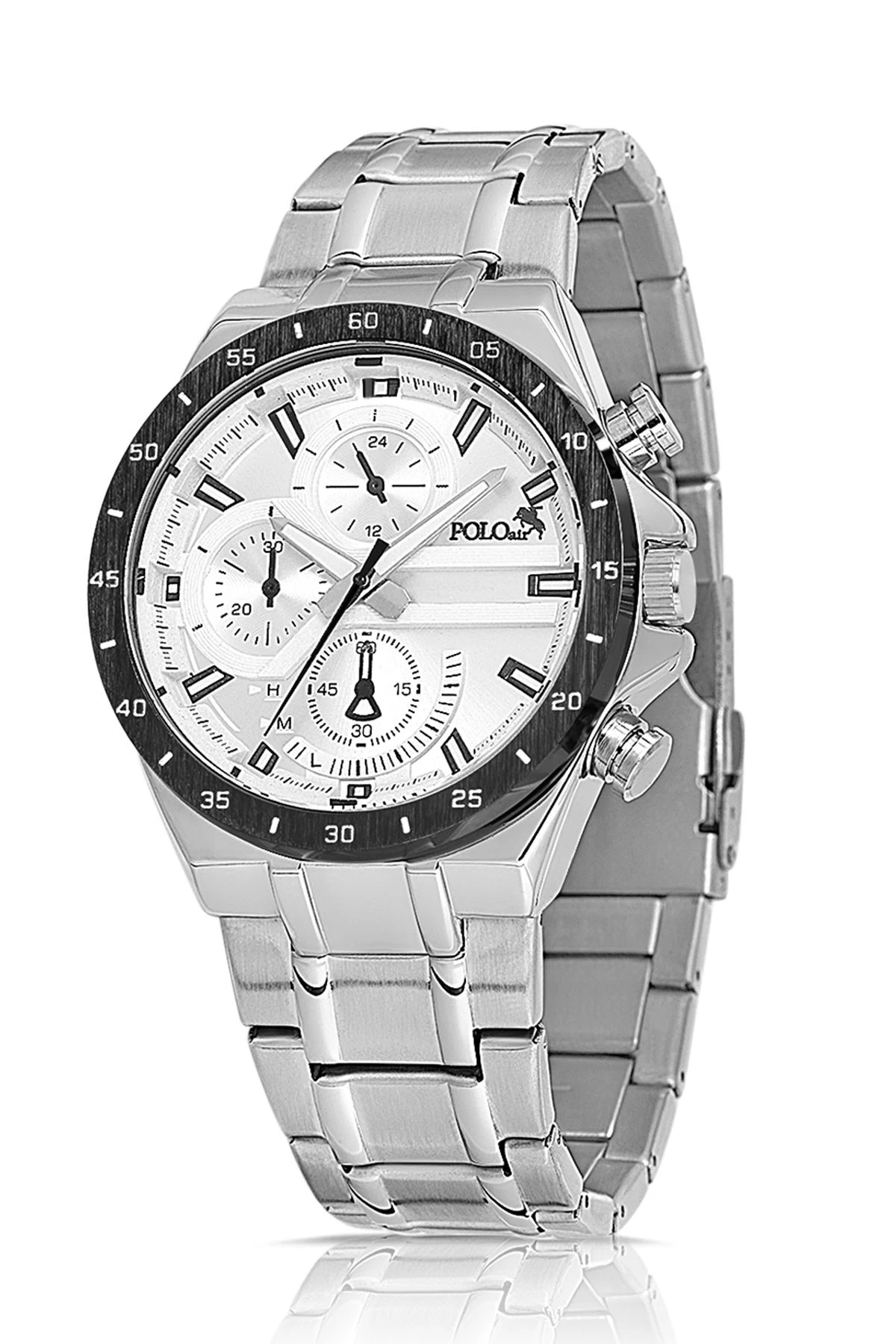 Erkek Kol Saati Cüzdan Kemer Kartlık Kombin Gri Set-Gümüş Pl-0891E6 Gri Set-Gümüş Pl-0891E6