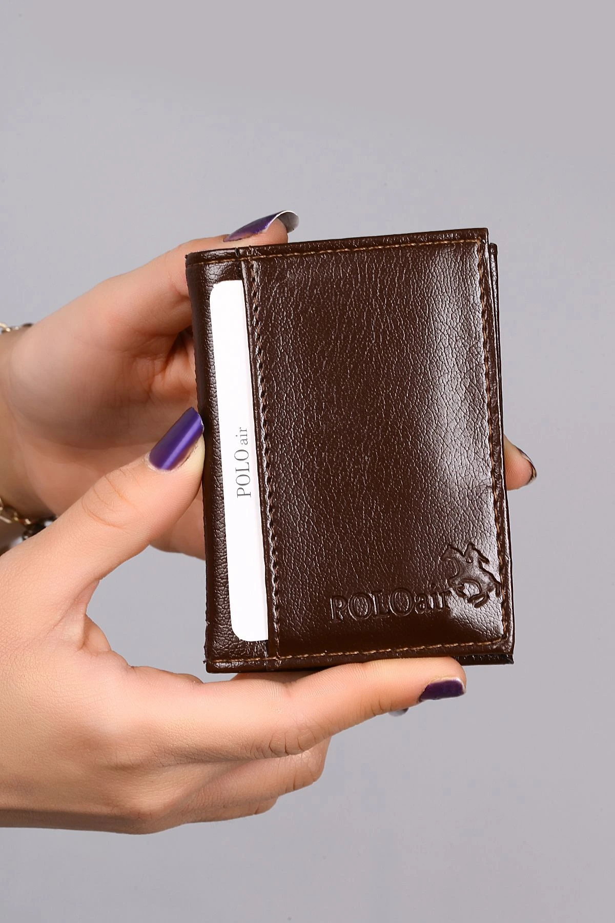 Erkek Kol Saati Klasik Model Cüzdan Kemer Kartlık Parfüm Kombin Kahverengi Set Pl-0844E3 Gümüş-Bakır Pl-0844E3