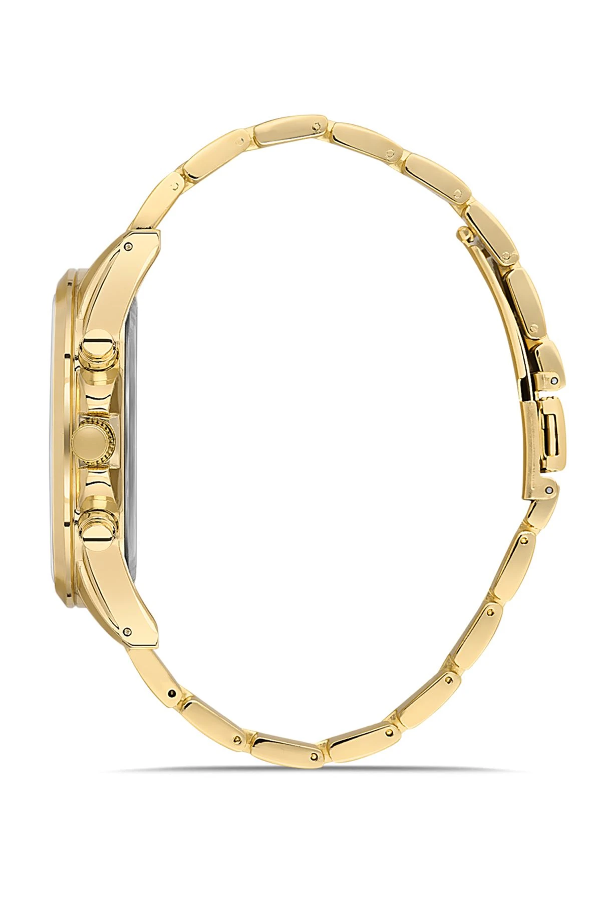 Erkek Kol Saati Parfüm Cüzdan Kemer Kartlık Kombin Set Pl-0831E4 Siyah Set Gold Pl-0831E4
