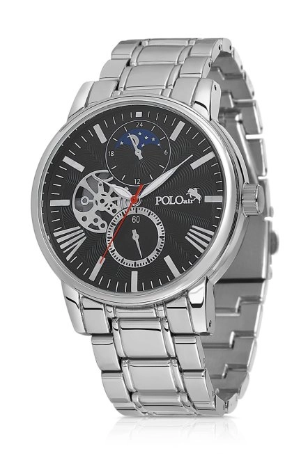 Lüx Erkek Kol Saati Gümüş Siyah Renk Pl-0928E3X Gümüş-Siyah Pl-0928E3X