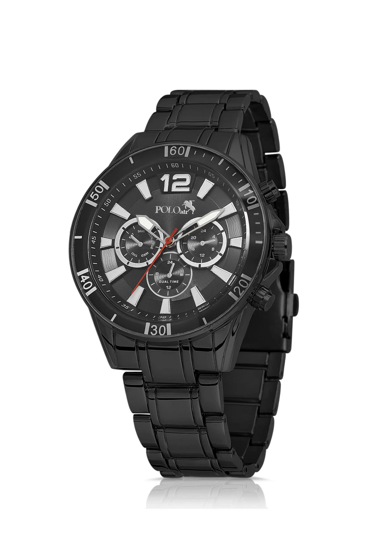 Lüx Metal Erkek Kol Saati Siyah Renk Pl-0971E1X Siyah Pl-0971E1X