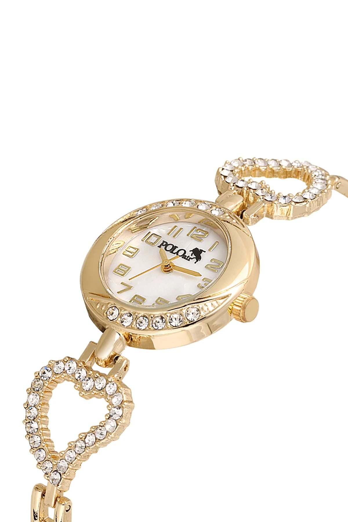 Kalp Kordon Kadın Kol Saati Zirkon Taşlı Kolye Ve Bileklik Özel Kombin Set Gold Renk St-2151S1 Gold St-2151S1