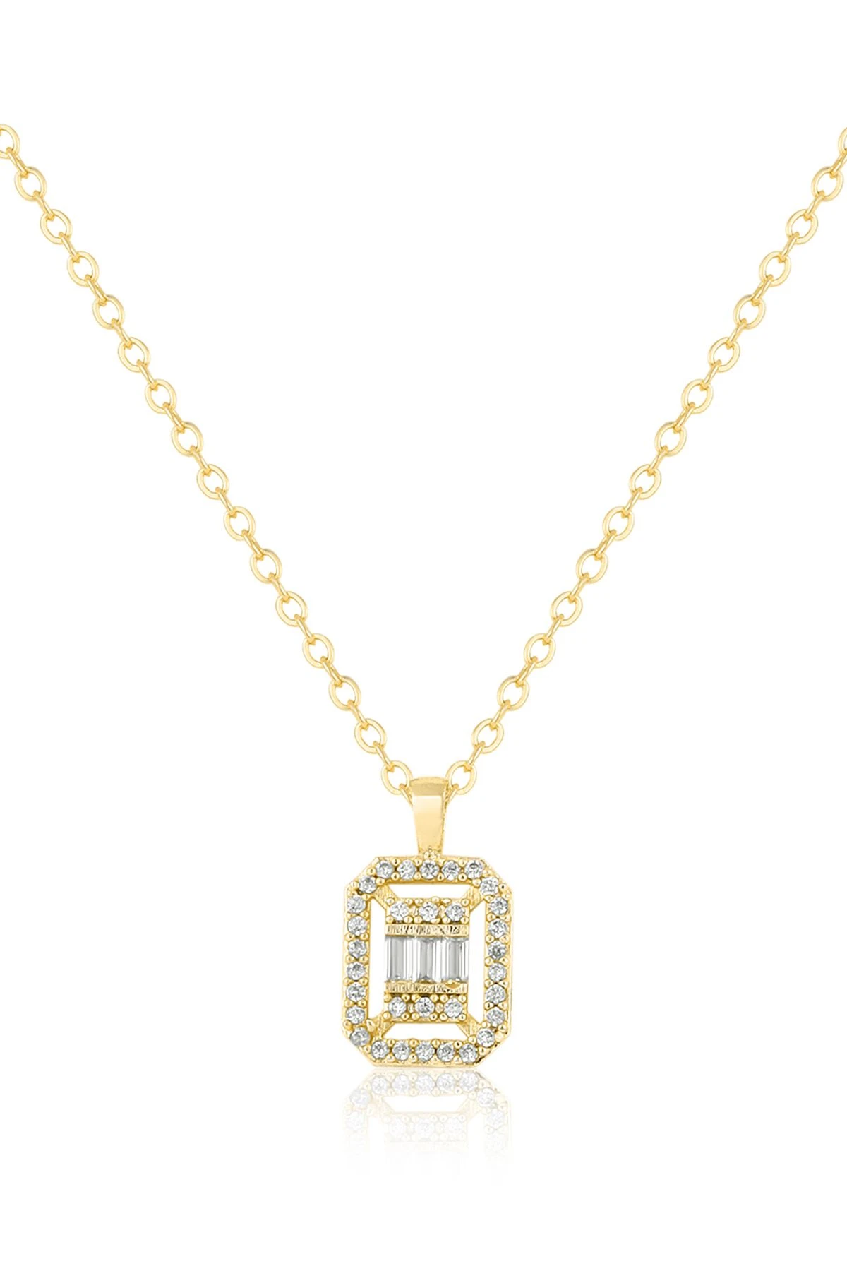 Vintage Kadın Kol Saati Zirkon Taşlı Kolye Ve Bileklik Özel Kombin Set Gold Renk St-2150S1 Gold St-2150S1
