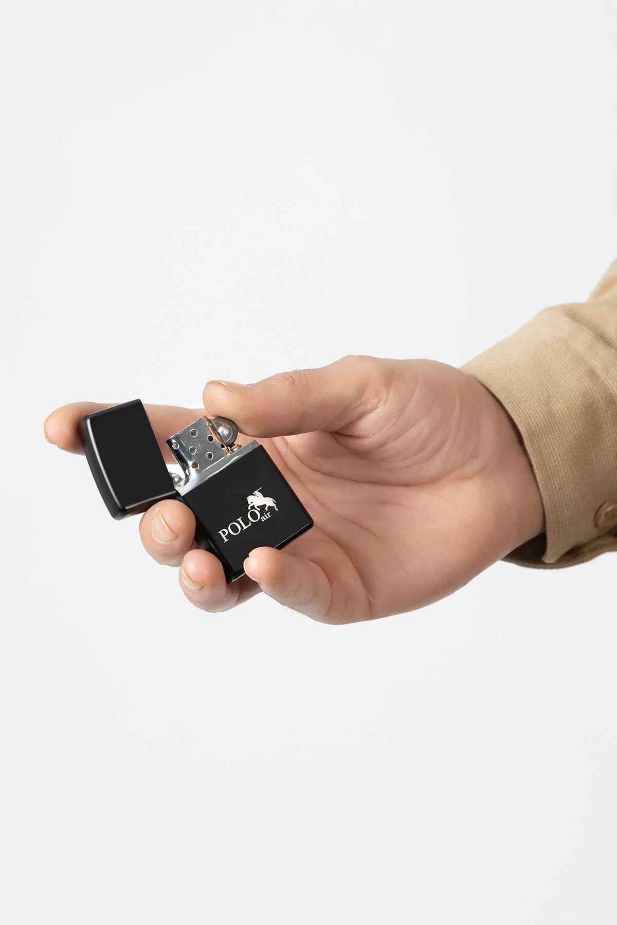 Erkek Kol Saati Cüzdan Kemer Kartlık Çakmak Set Kombin Siyah Renk Pl-0994E1 Siyah Pl-0994E1