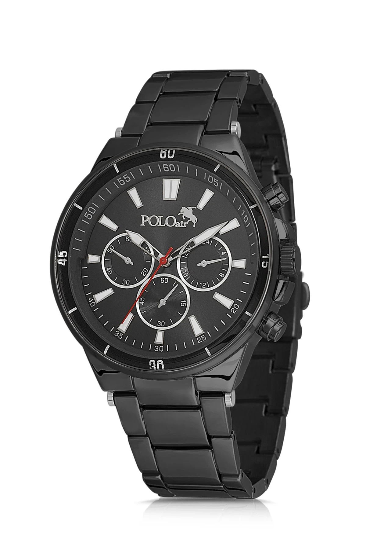 Erkek Kol Saati Cüzdan Kemer Kartlık Çakmak Set Kombin Siyah Renk Pl-0994E1 Siyah Pl-0994E1