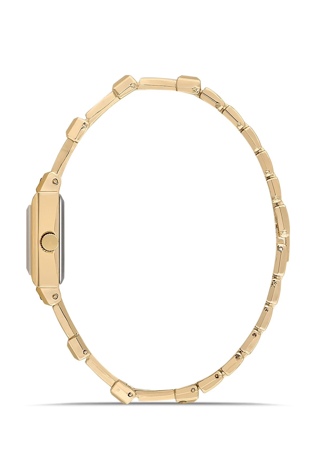 Kare Kasa Taşlı Kordon Kadın Kol Saati Gold Renk Pl-1543B1X Gold Pl-1543B1X