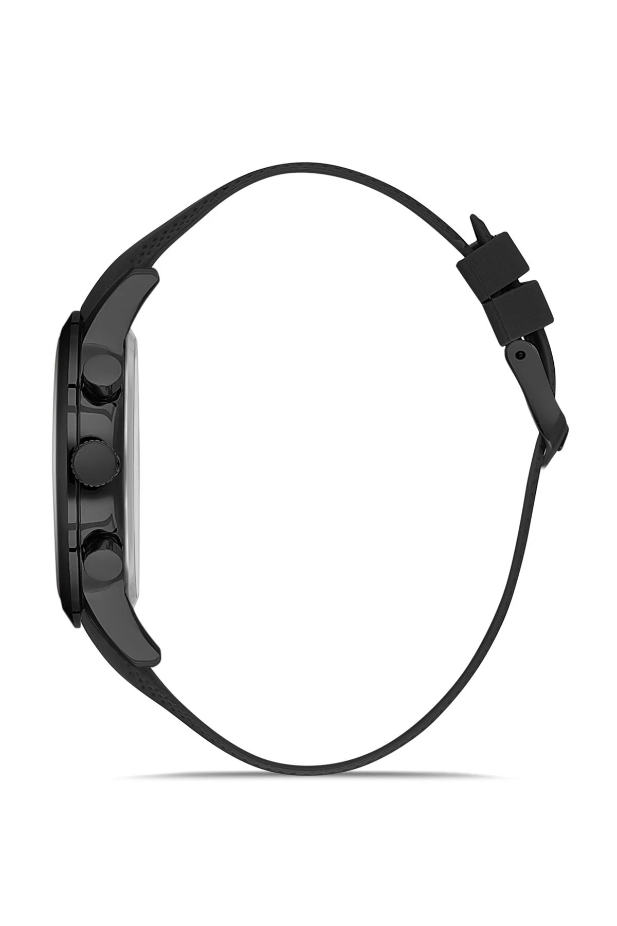 Kauçuk Kordon Metal Kasa Erkek Kol Saati Siyah Renk Pl-0984E1X Siyah Pl-0984E1X