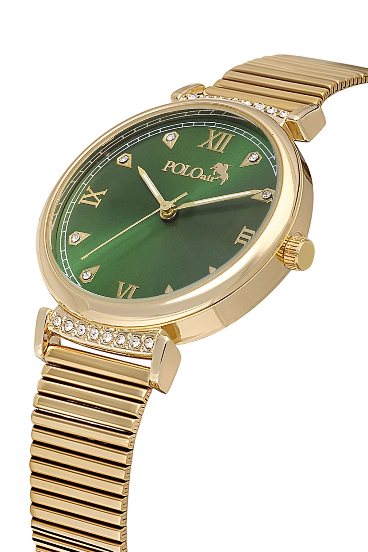 Klasik Kadın Kol Saati Gold Yeşil Renk Pl-1554B9X Gold-Yeşil Pl-1554B9X