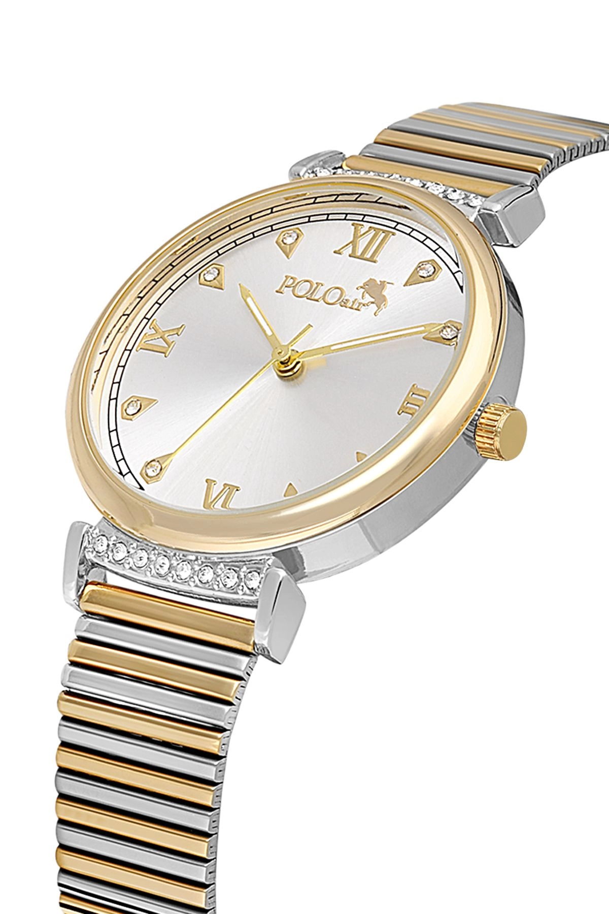 Klasik Kadın Kol Saati Gümüş Gold Renk Pl-1554B7X Gold-Gümüş Pl-1554B7X