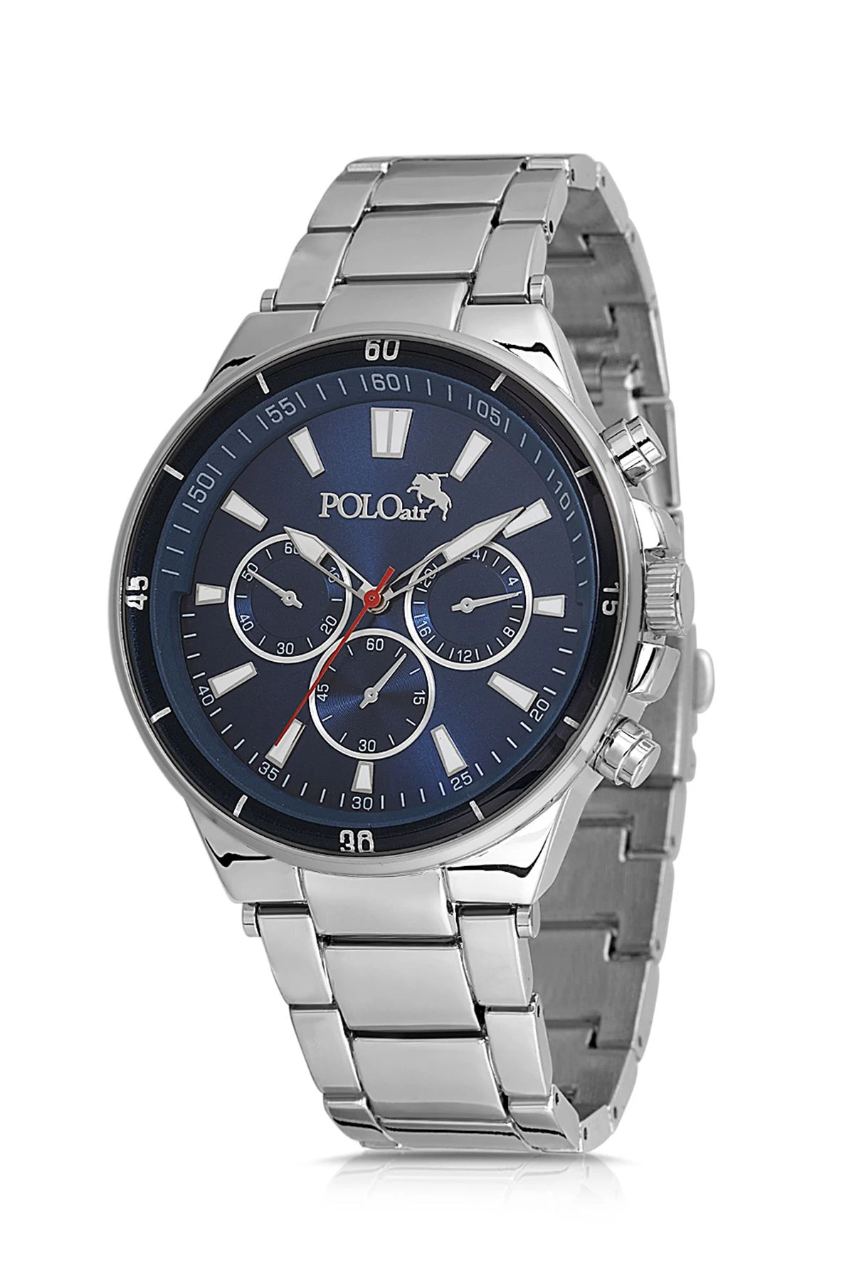 Klasik Metal Kasa Erkek Kol Saati Gümüş Lacivert Renk Pl-0994E2X Lacivert-Gümüş Pl-0994E2X
