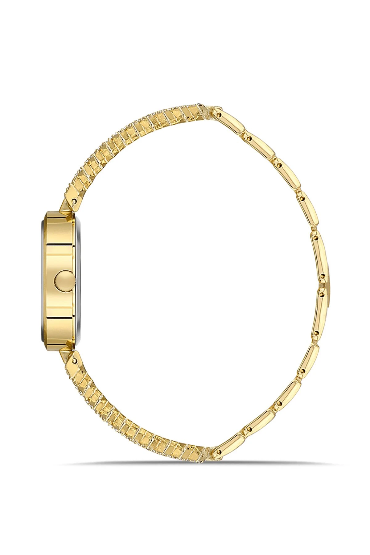 Lüx Taşlı Kordon Kadın Kol Saati Gold Renk Pl-1535B1X Gold Pl-1535B1X