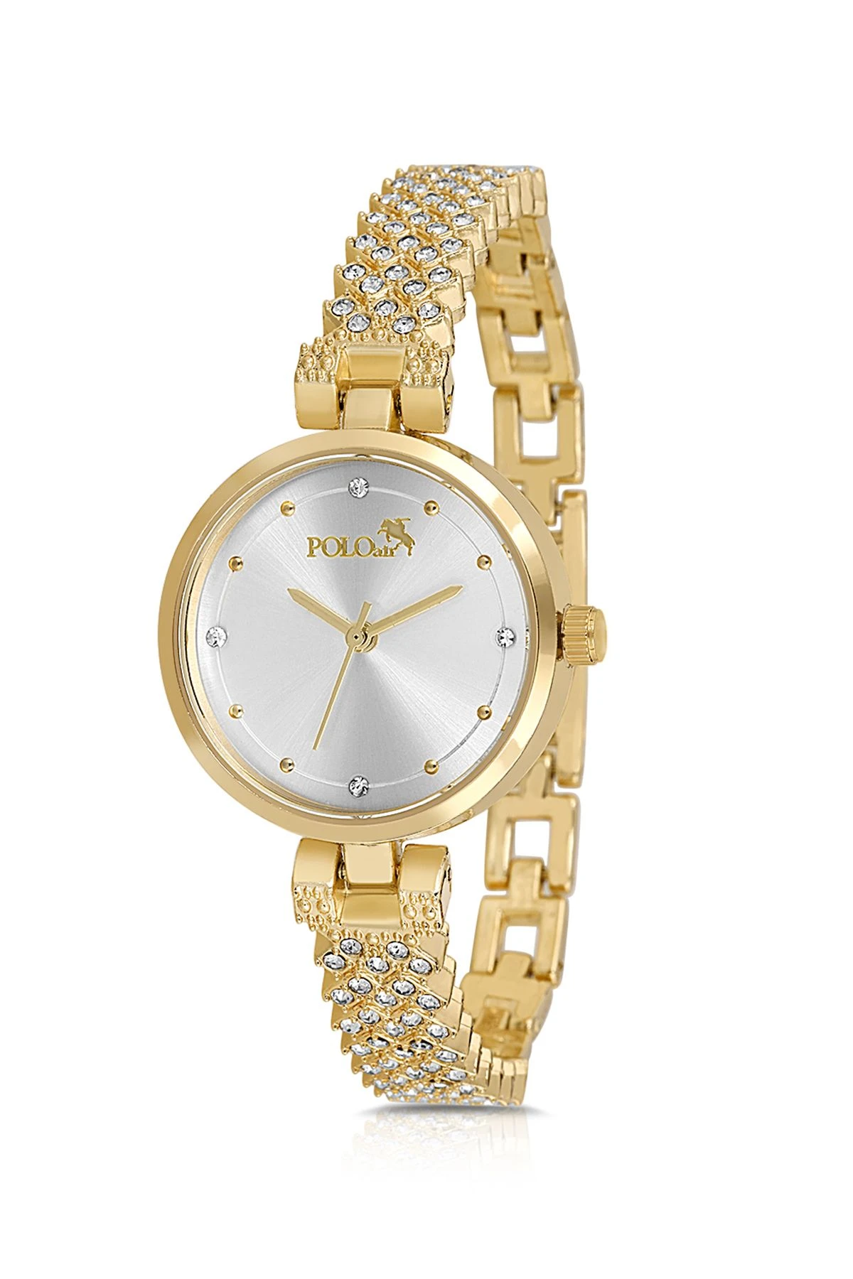 Lüx Taşlı Kordon Kadın Kol Saati Gold Renk Pl-1535B1X Gold Pl-1535B1X