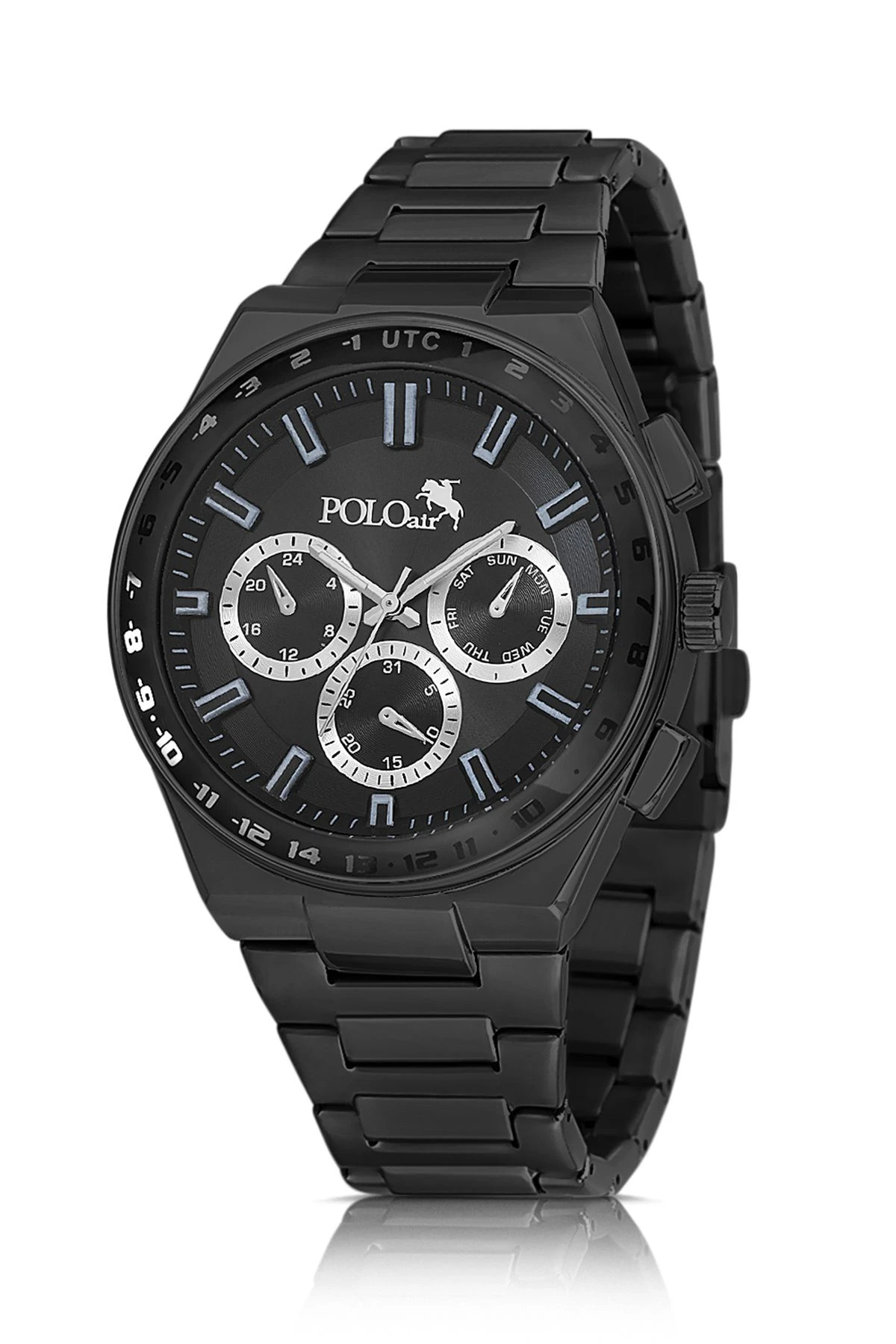 Metal Kasa Erkek Kol Saati Siyah Renk Pl-0990E1X Siyah Pl-0990E1X