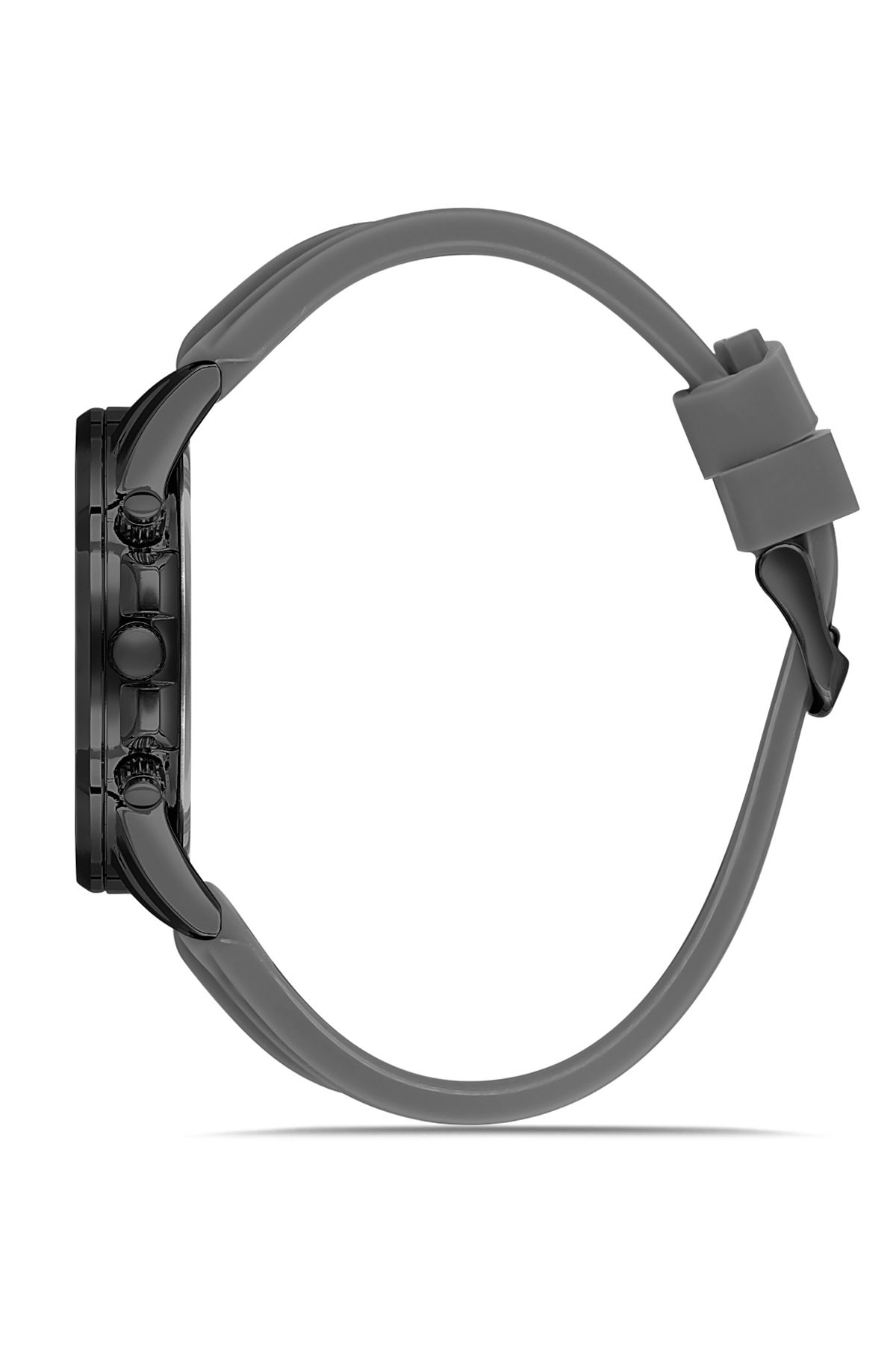 Renkli Cam Erkek Kol Saati Ve Cüzdan Hediyelik Kutusunda Kombin Gri Siyah Renk Pl-7004E3 Gri-Siyah Pl-7004E3