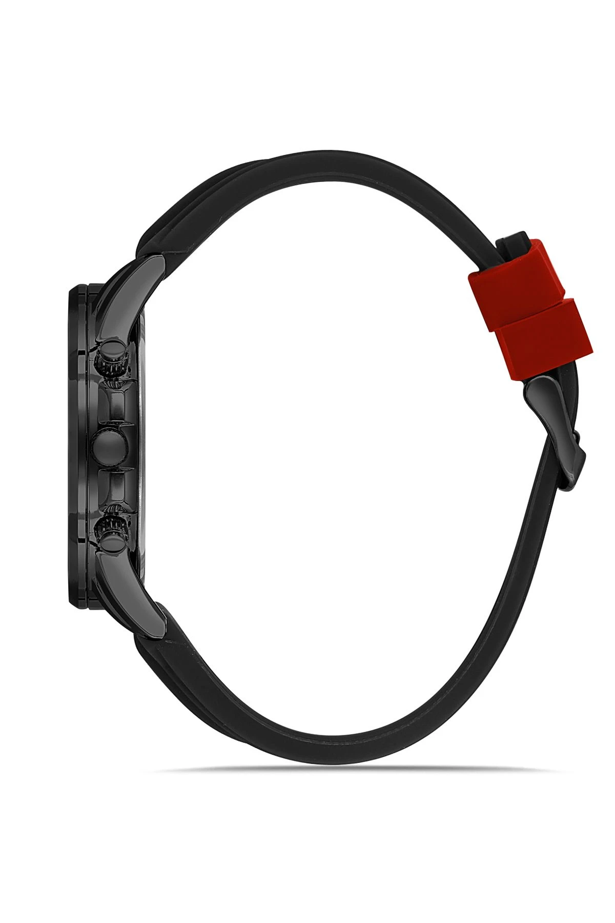 Renkli Cam Erkek Kol Saati Ve Cüzdan Hediyelik Kutusunda Kombin Siyah Renk Pl-7004E1 Siyah Pl-7004E1