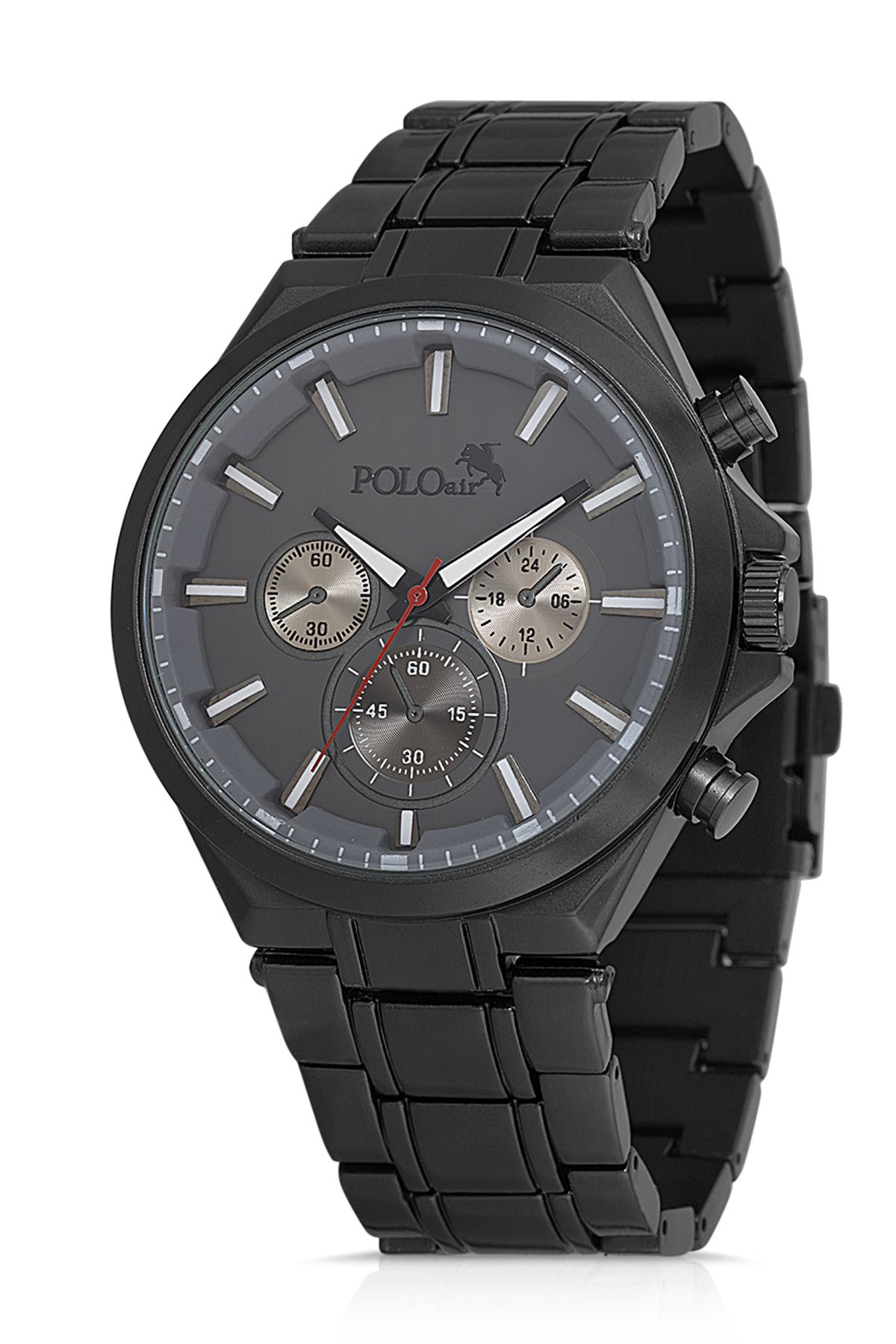 Spor Kasa Erkek Kol Saati Antrasit Gri Renk Pl-0996E6X Metalik-Gri Pl-0996E6X