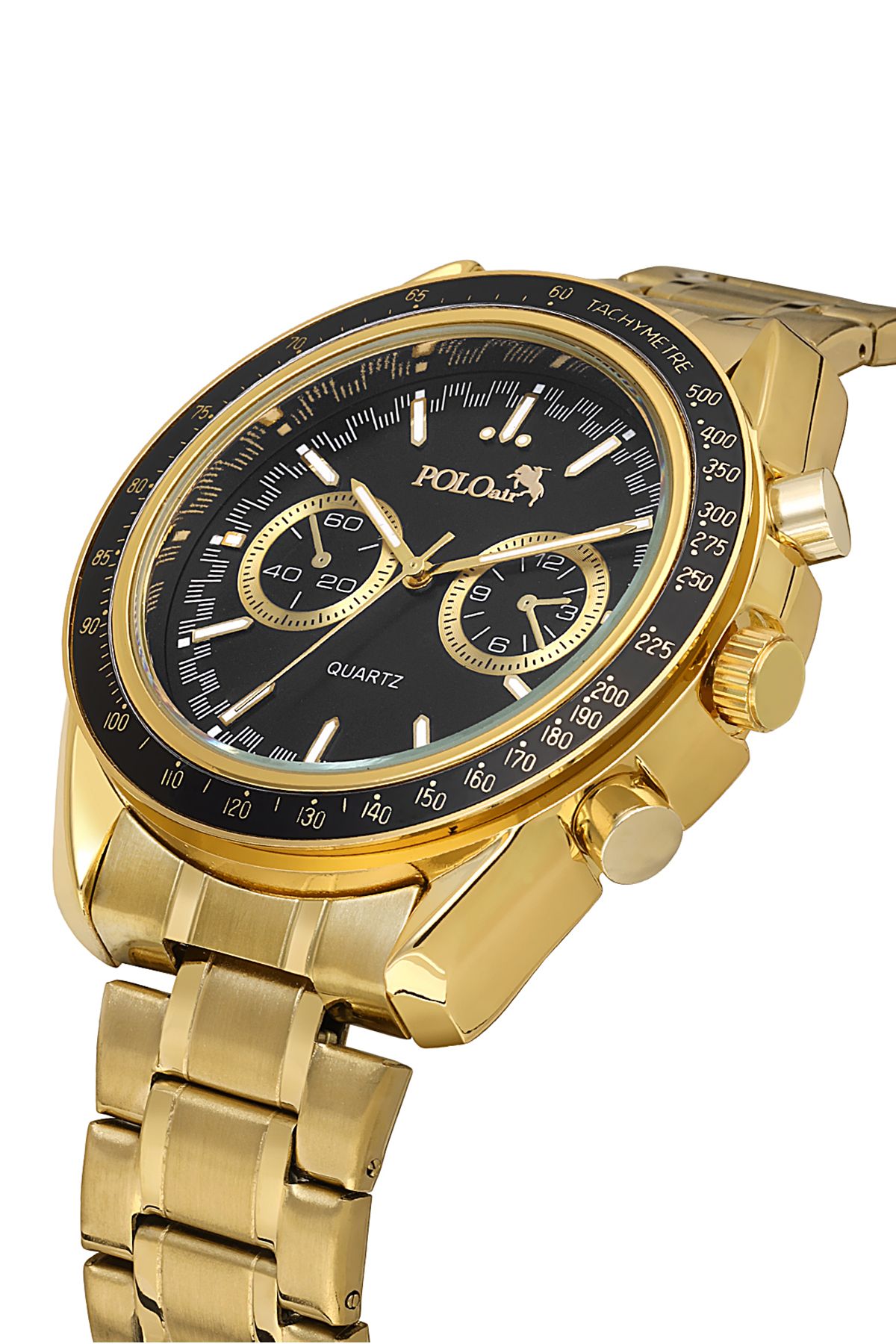Spor Kasa Erkek Kol Saati Gold Siyah Renk Pl-0991E4X Gold-Siyah Pl-0991E4X
