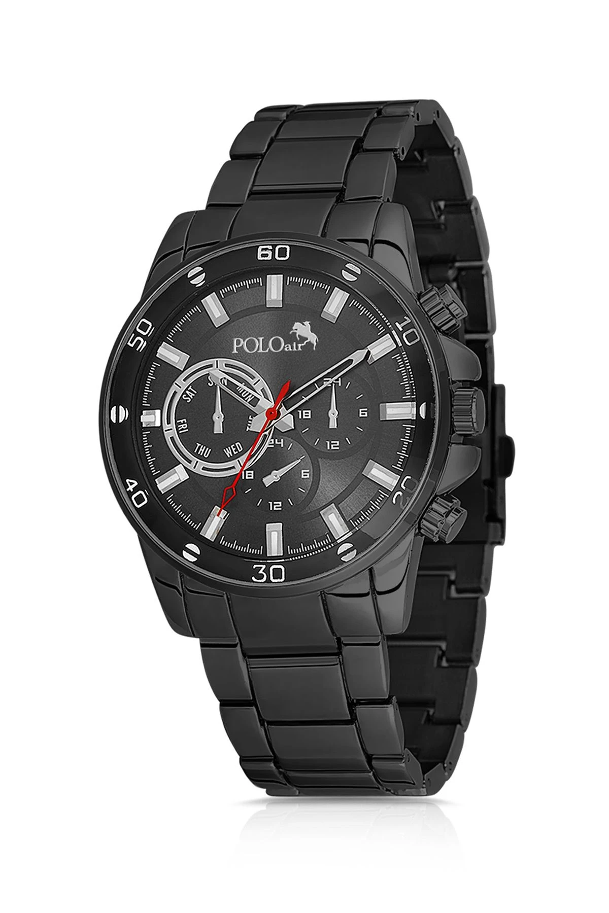 Spor Kasa Klasik Metal Erkek Kol Saati Siyah Renk Pl-0995E1X Siyah Pl-0995E1X