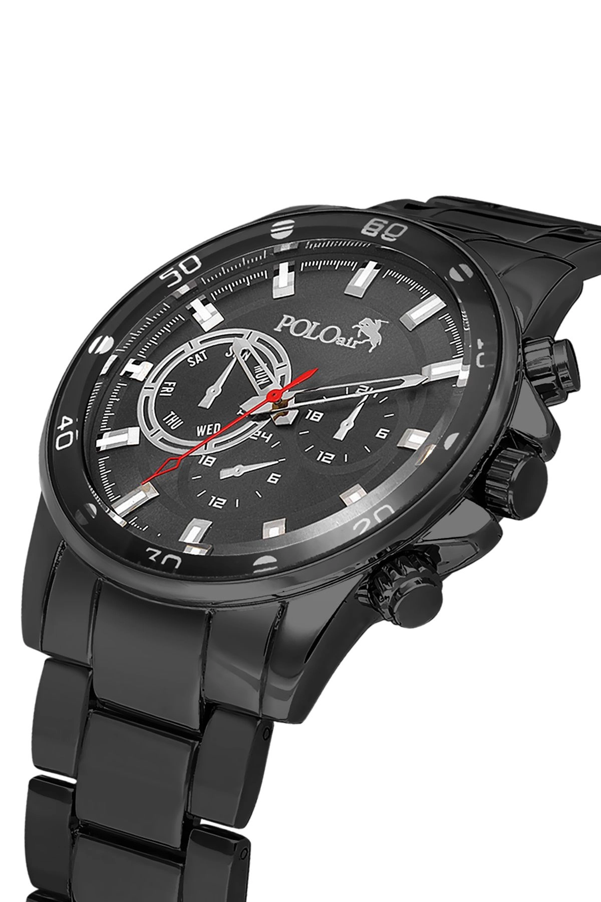 Spor Kasa Klasik Metal Erkek Kol Saati Siyah Renk Pl-0995E1X Siyah Pl-0995E1X