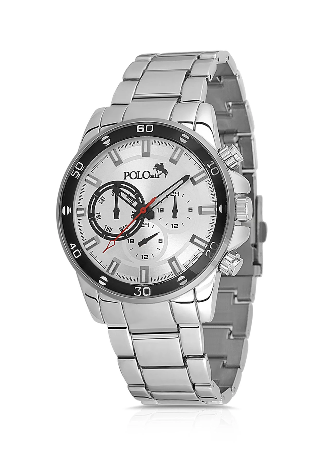 Spor Kasa Klasik Metal Kasa Erkek Kol Saati Gümüş Renk Pl-0995E5X Gümüş Pl-0995E5X