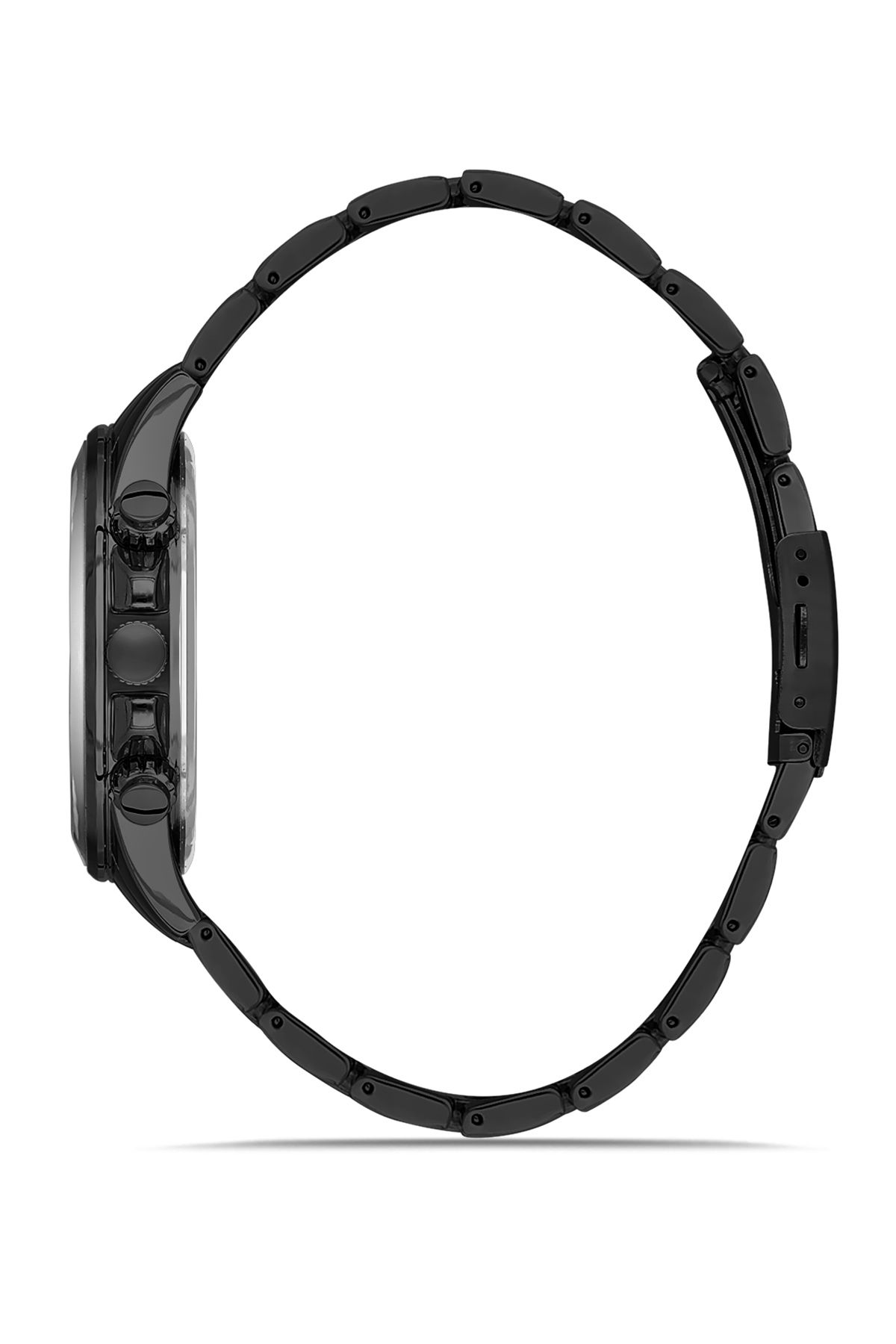 Spor Kasa Klasik Metal Kasa Erkek Kol Saati Siyah Bakır Renk Pl-0995E6X Siyah-Bakır Pl-0995E6X