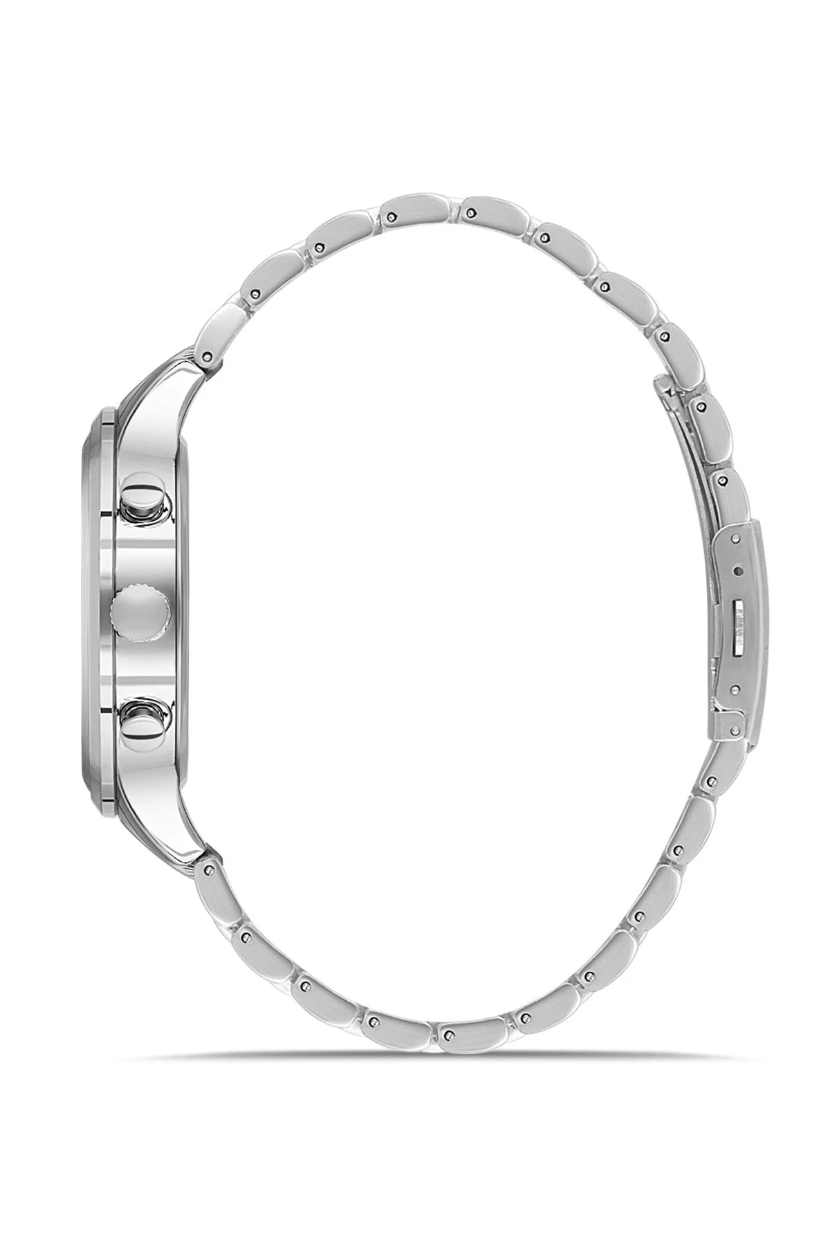 Spor Metal Erkek Kol Saati Gümüş Siyah Renk Pl-0998E3X Siyah-Gümüş Pl-0998E3X