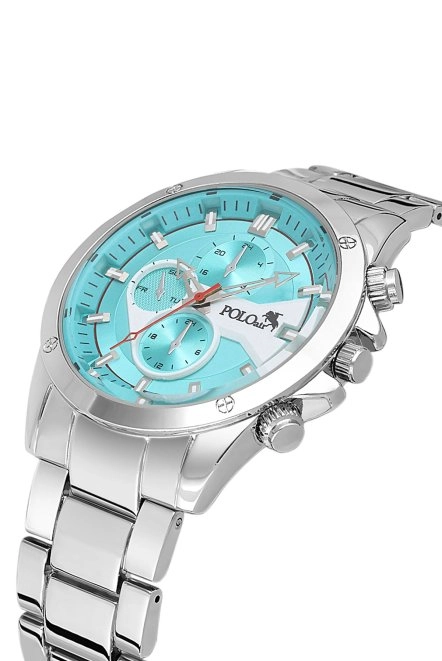 Erkek Kol Saati Gümüş Turkuaz Renk Pl-0993E5X Turkuaz-Gümüş Pl-0993E5X