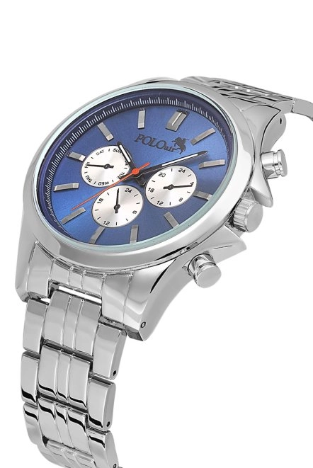 Klasik Erkek Kol Saati Gümüş Lacivert Renk Pl-0997E2X Lacivert-Gümüş Pl-0997E2X
