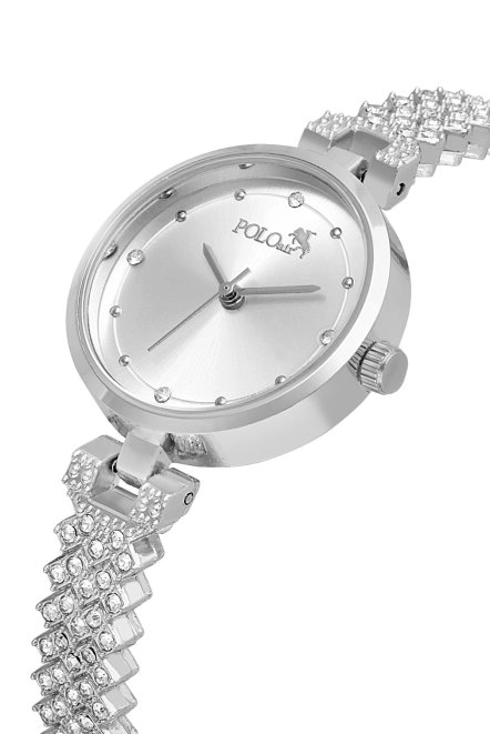 Lüx Taşlı Kordon Kadın Kol Saati Gümüş Renk Pl-1535B2X Gümüş Pl-1535B2X