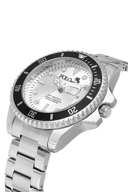 Mercek Takvimli Döner Kasa Erkek Kol Saati Gümüş Renk Pl-0989E4X Gümüş Pl-0989E4X